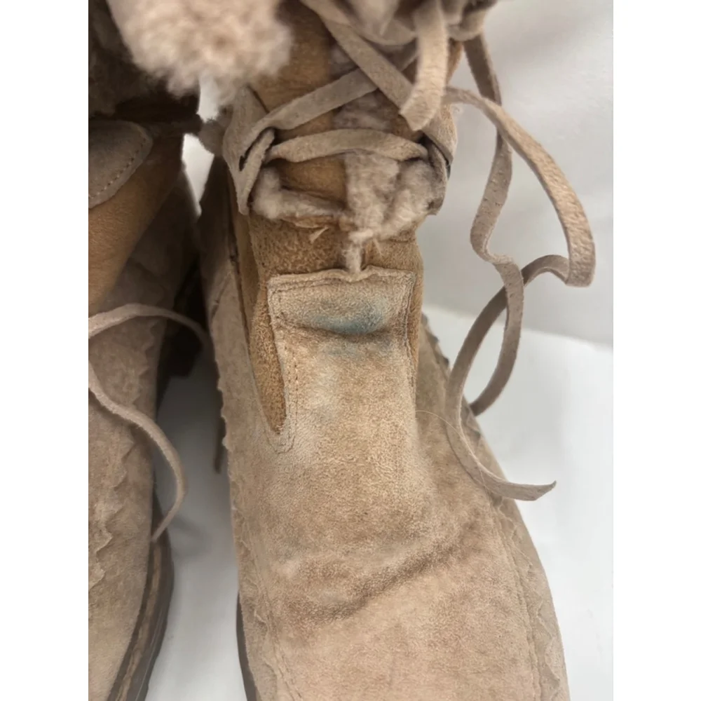 Women's Blondo Beige Suede Boots Size 6.5